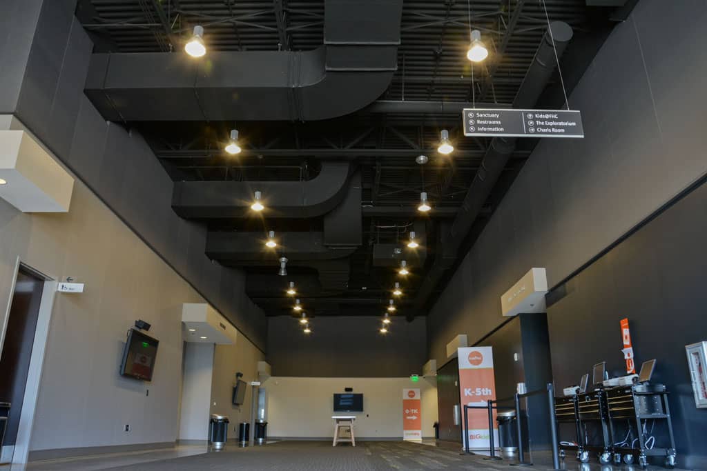 The correction of its massive atrium at the South Carolina facility.